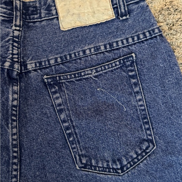 Vintage L.A. Blues Women's Dark Blue Straight Taper Jeans - Picture 8 of 8